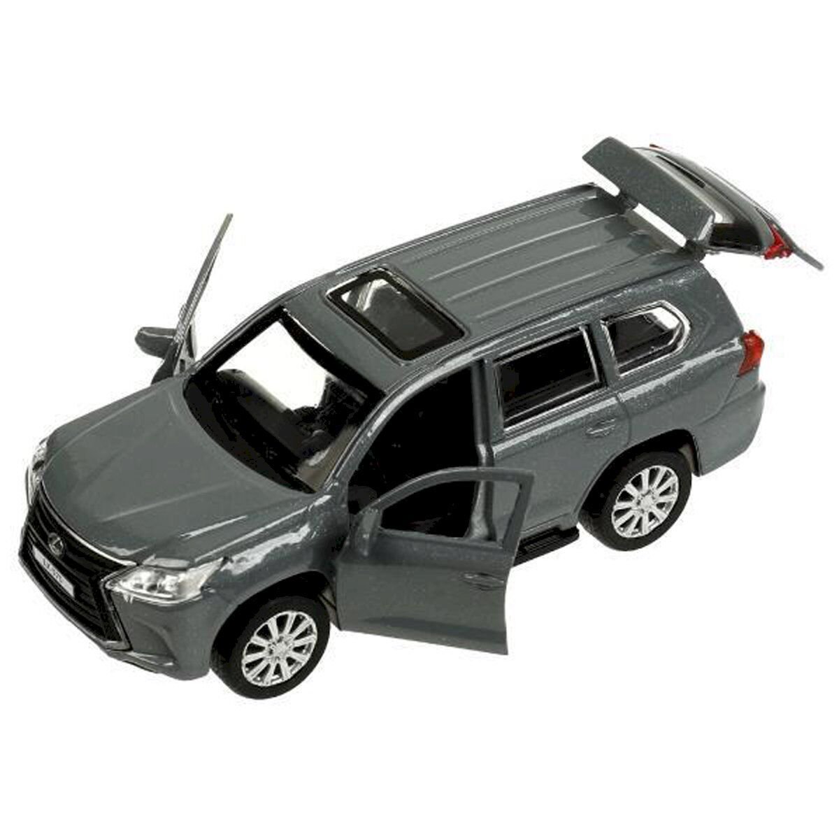 Технопарк: Lexus LX-570 12см, серый