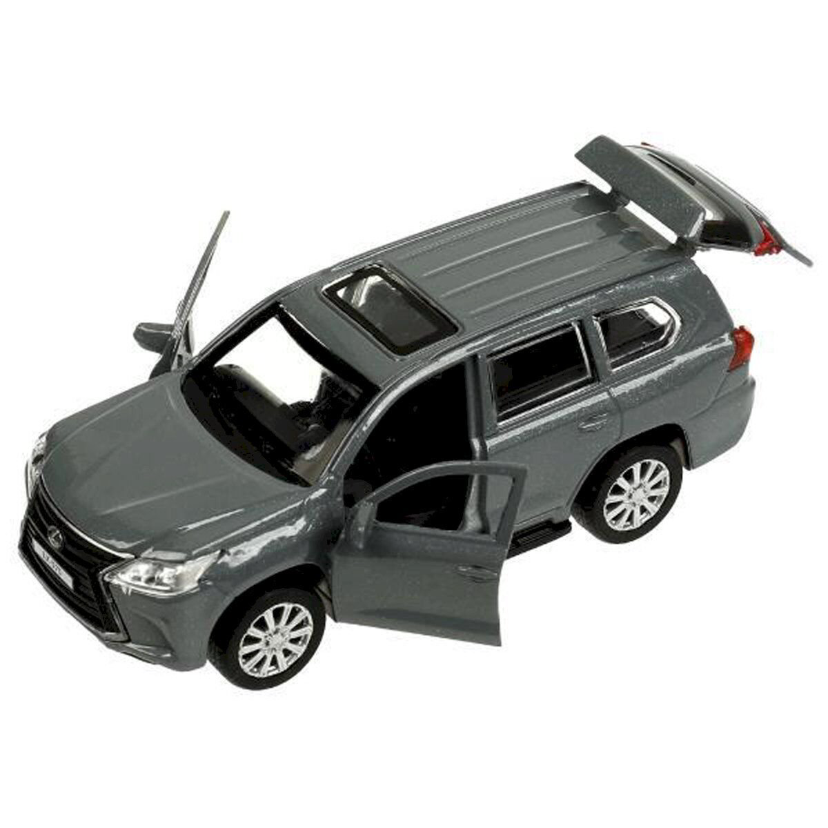 Технопарк: Lexus LX-570 12см, серый купить,NaN