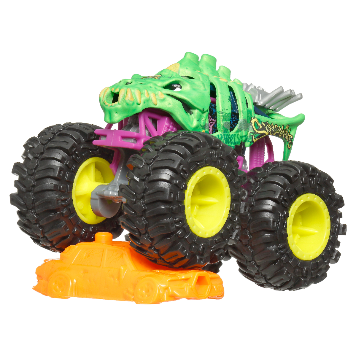 Hot Wheels: Monster Trucks. 1:64 Skelesaurus купить,NaN