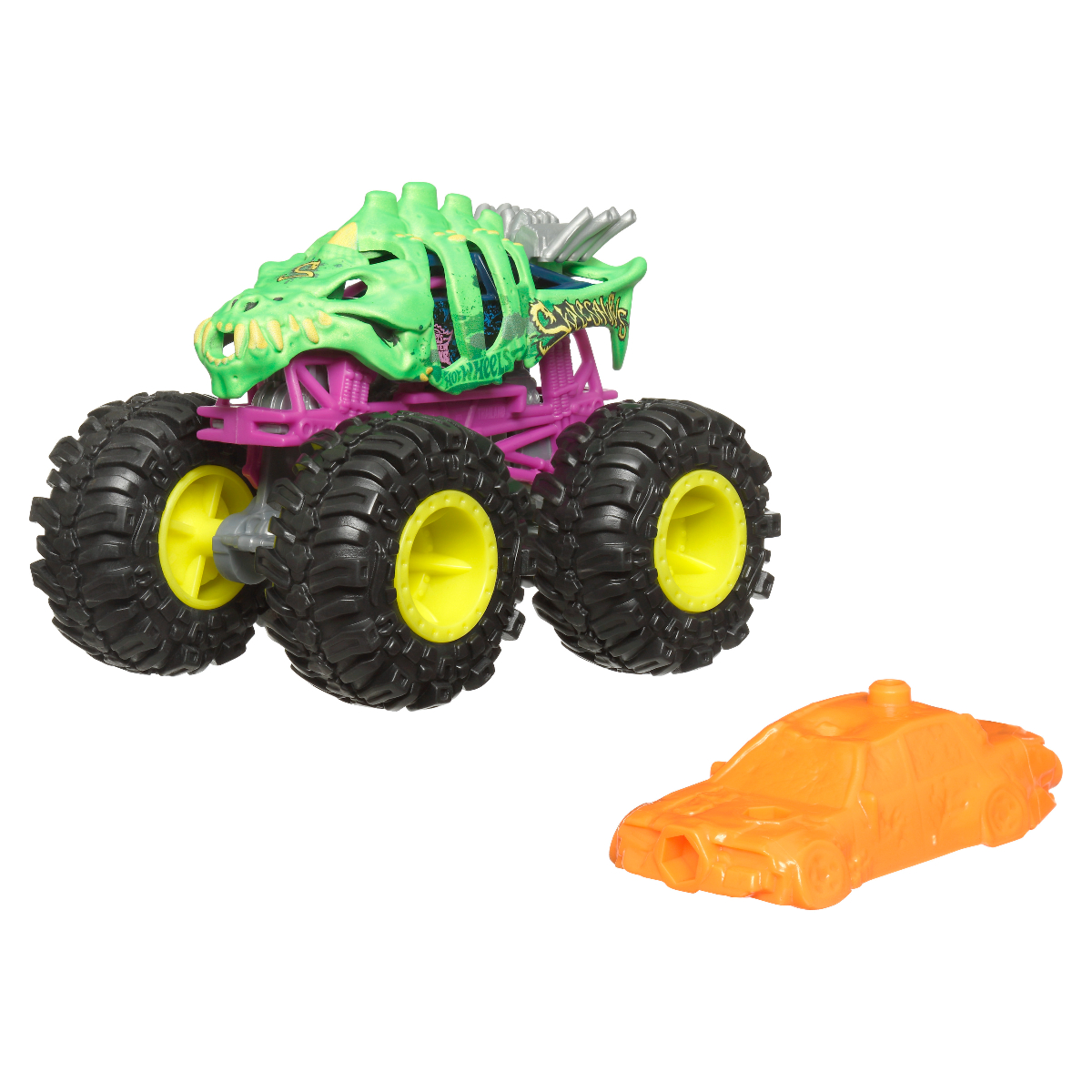 Hot Wheels: Monster Trucks. 1:64 Skelesaurus купить,NaN