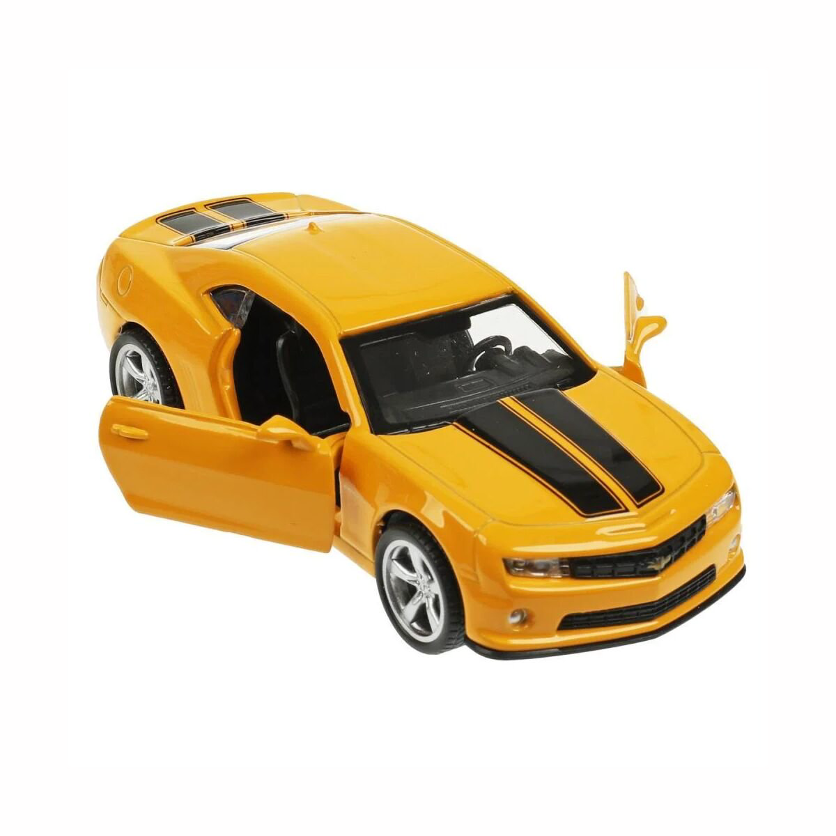 Технопарк: Chevrolet Camaro SS, 11,3 см жёлтый купить,NaN