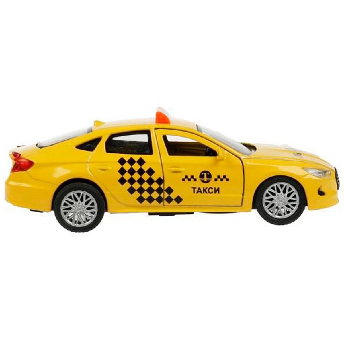 Технопарк: Hyundai Sonata такси 12 см желтый купить,NaN