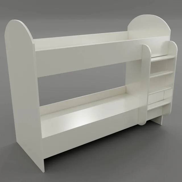 Детская кровать 30400133_344936025, 60x160 см, белый