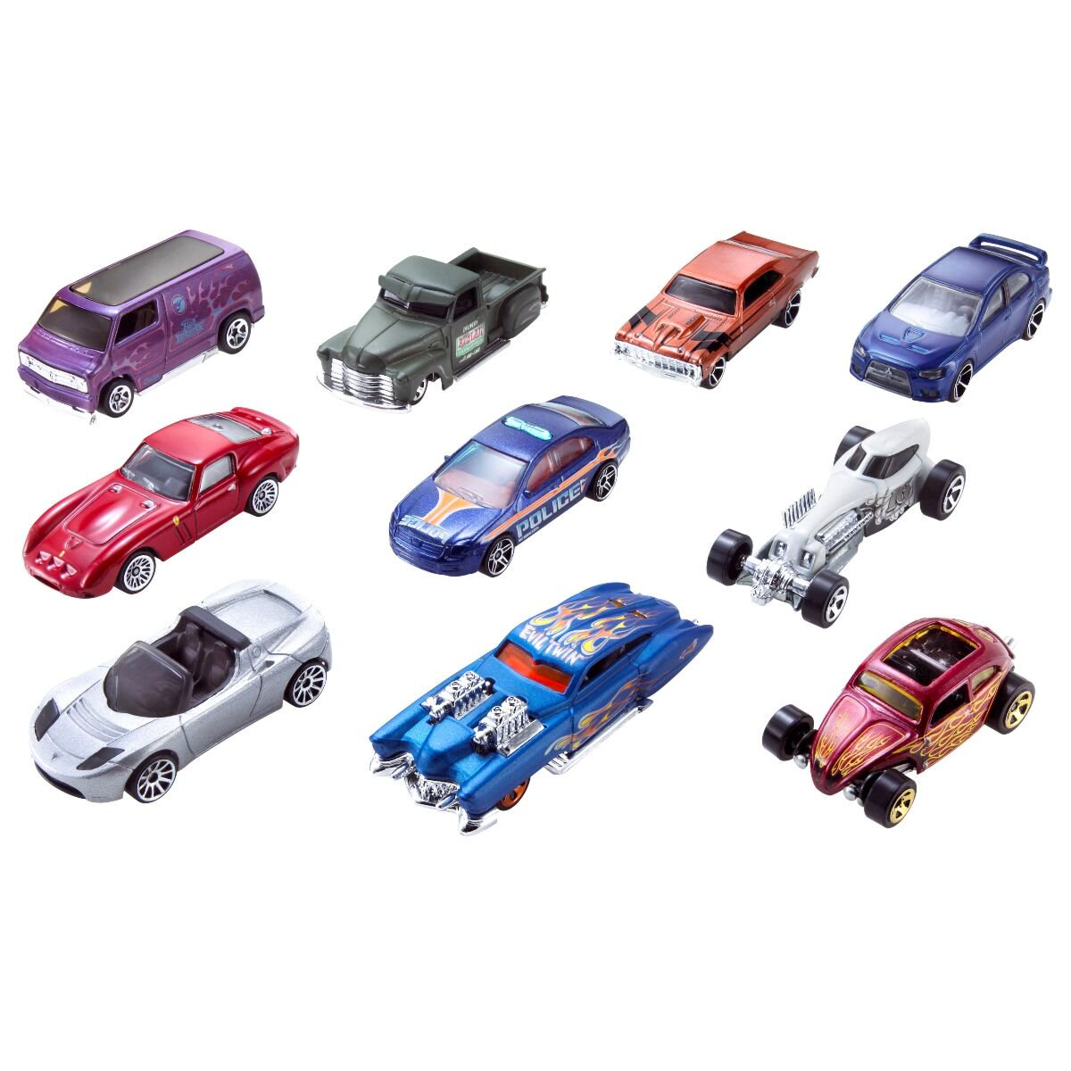 Hot Wheels: Basic. Набор из 10 машинок купить,NaN
