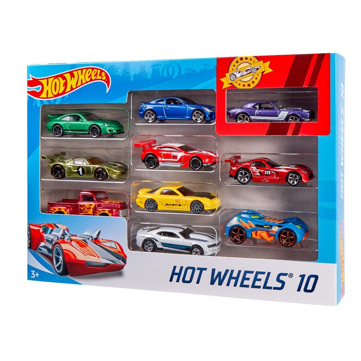 Hot Wheels: Basic. Набор из 10 машинок