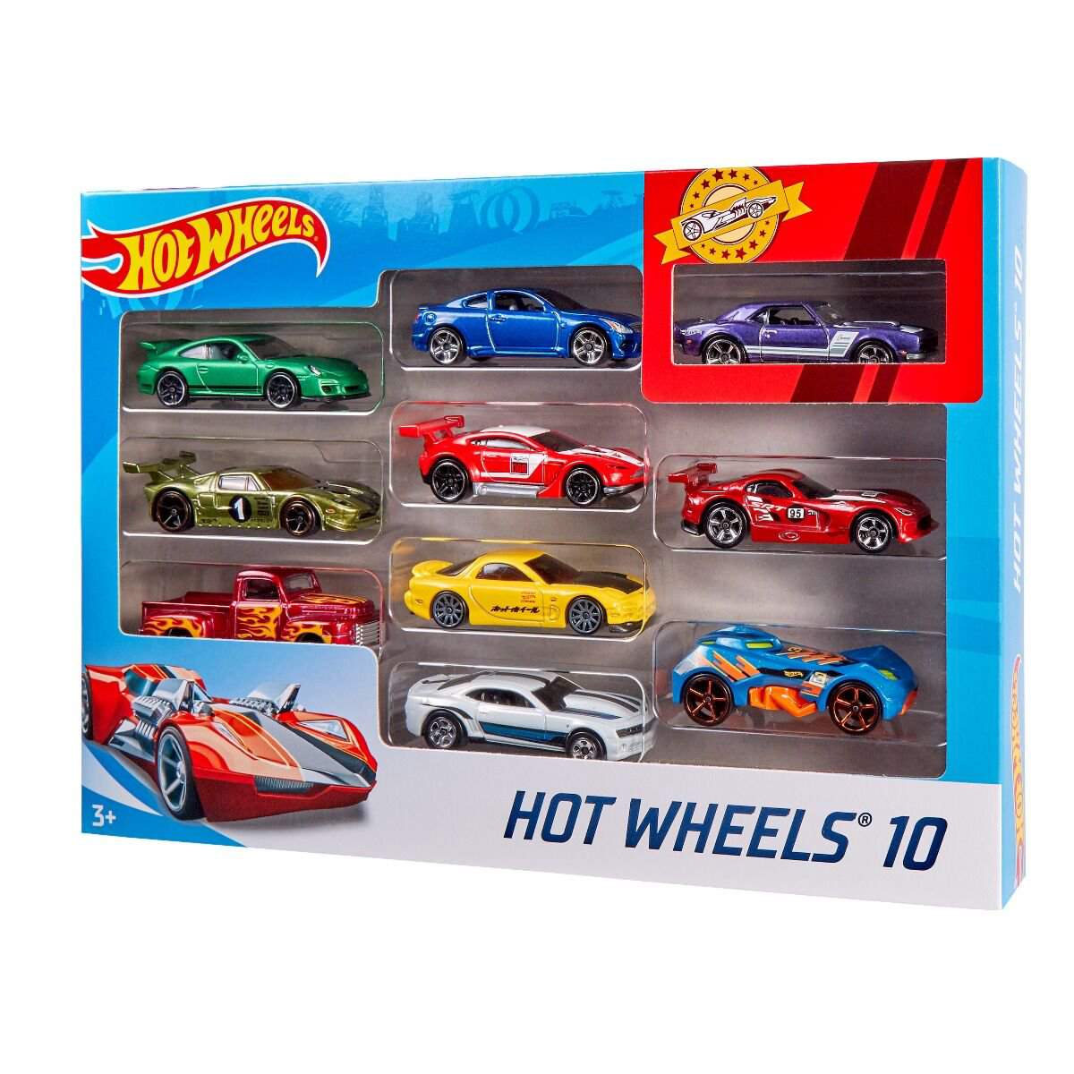 Hot Wheels: Basic. Набор из 10 машинок купить,NaN