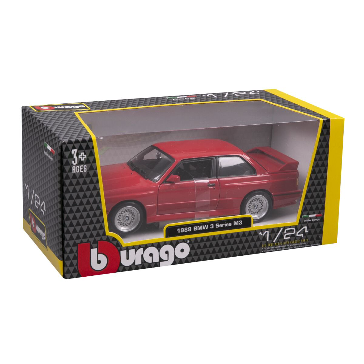 BBURAGO: 1:24 BMW M3 (E30) 1988 (red) купить,NaN