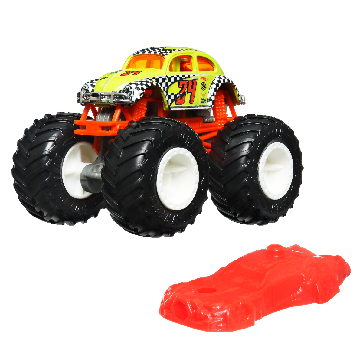 Hot Wheels: Monster Trucks. 1:64 1963 Volkswagen Beetle купить,NaN