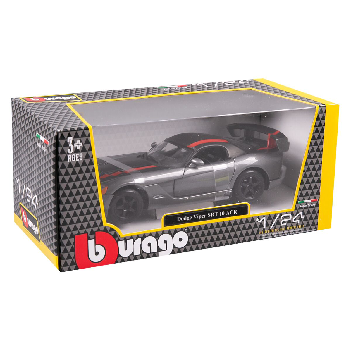 BBURAGO: 1:24 Dodge Viper SRT 10 ACR (met. grey/flat black) купить,NaN