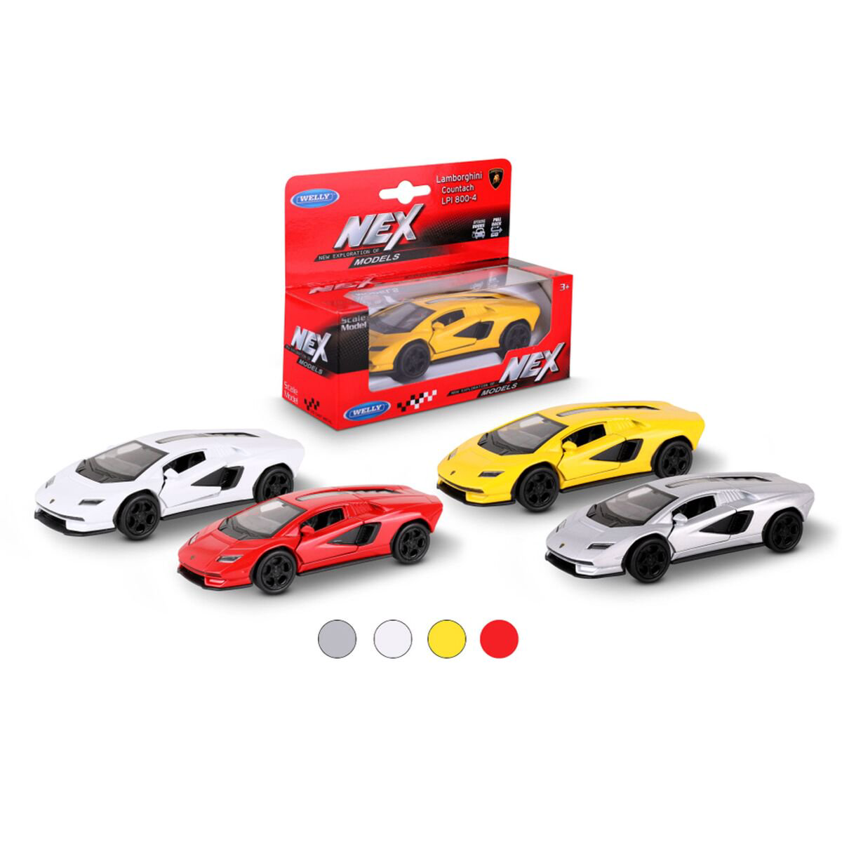 Welly: 1:34-39 Lamborghini Countach LPI 800-4 купить,NaN