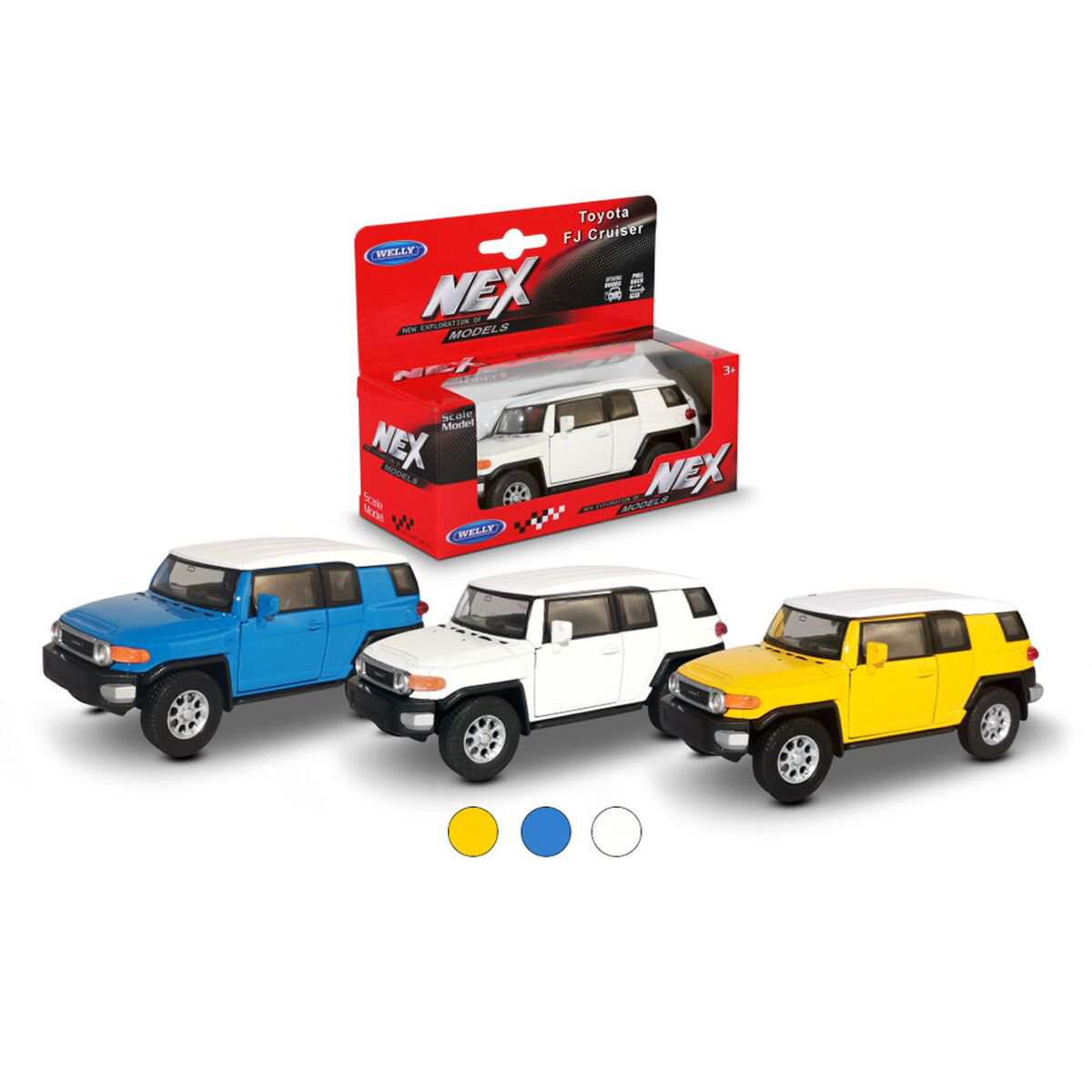 Welly: 1:38 Toyota FJ Cruiser купить,NaN
