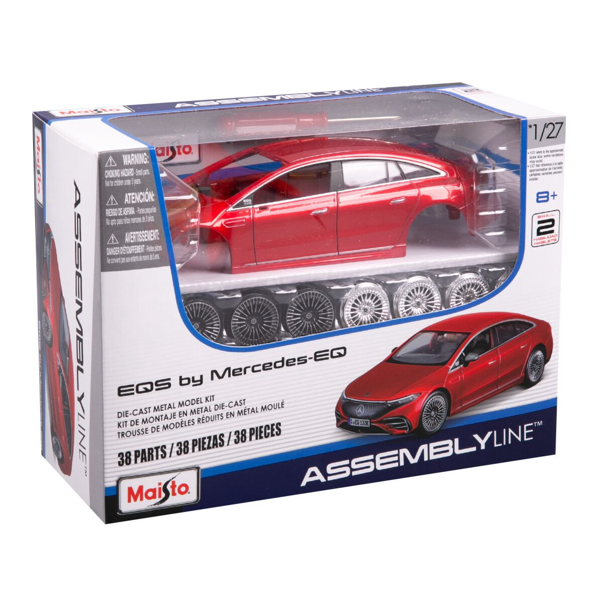 Maisto.Assembly Line: 1:27 EQS by Mercedes-EQ купить,NaN
