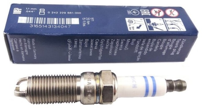 Свеча зажигания Bosch 0 242 229 661 HLR8STEX купить,NaN