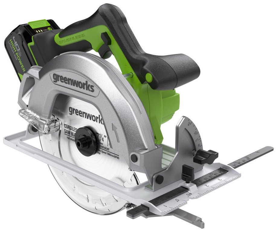 Дисковая пила Greenworks GD24CS / 1500907CUB, аккумуляторная купить,NaN