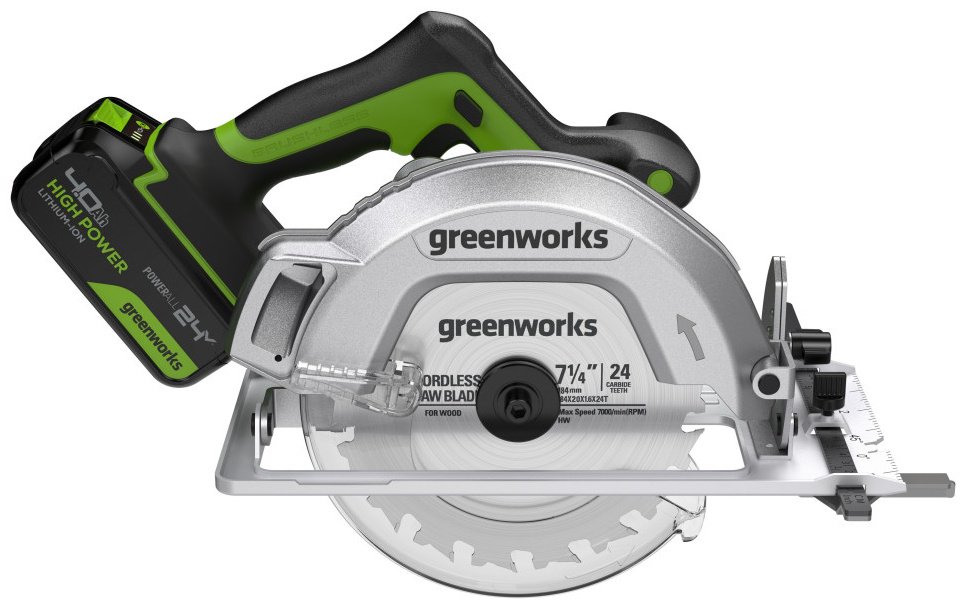 Дисковая пила Greenworks GD24CS / 1500907CUB, аккумуляторная купить,NaN