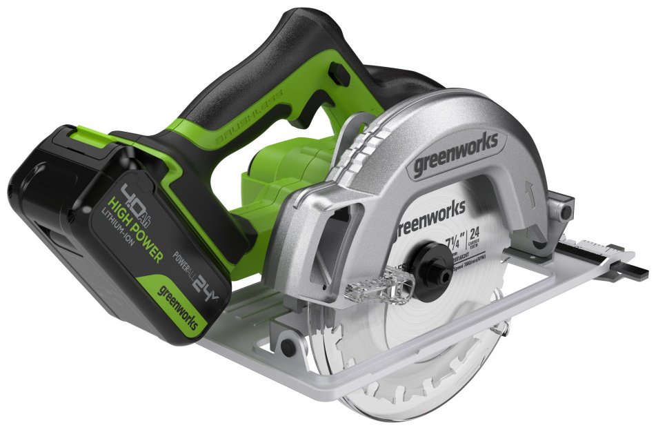 Дисковая пила Greenworks GD24CS / 1500907CUB, аккумуляторная купить,NaN