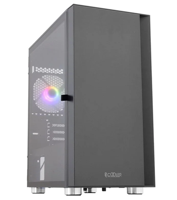 Корпус PCCooler LM300 ARGB BK C3-A300BKN1-GL Black купить,NaN