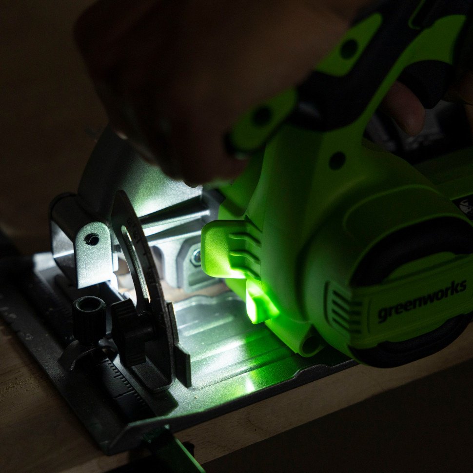 Дисковая пила Greenworks GD24CS165 / 1501607CUG, аккумуляторная купить,NaN