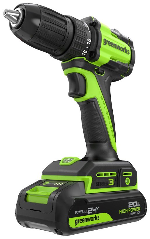 Дрель-шуруповерт Greenworks 3708307CUA купить,NaN