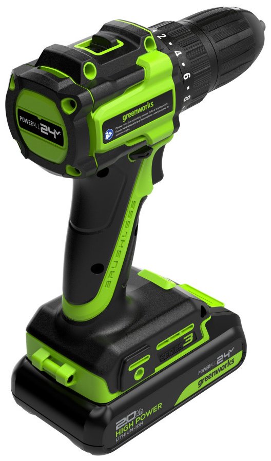 Дрель-шуруповерт Greenworks 3708307CUA купить,NaN