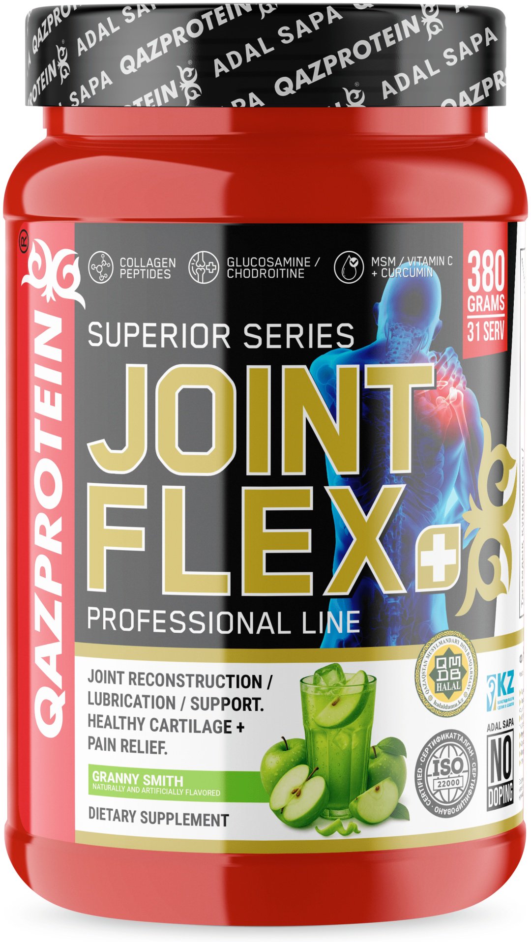 Препарат для укрепления связок и суставов Qazprotein Joint Flex&#43; 380 г