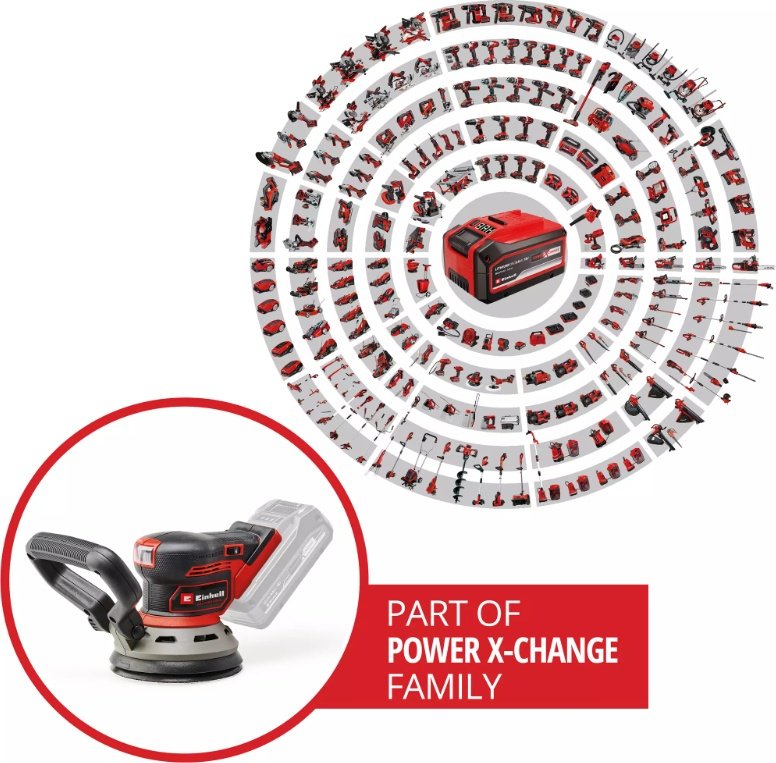 Шлифмашина эксцентриковая EINHELL TP-RS 18/32 Li BL - Solo купить,NaN