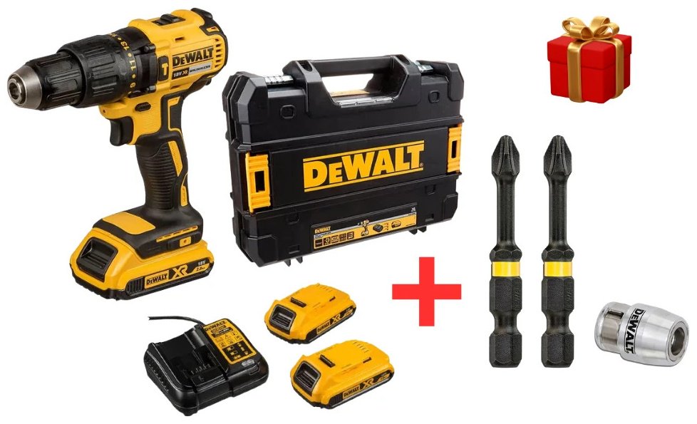 Дрель-шуруповерт DeWALT DCD778D2T+DT70536T купить,NaN