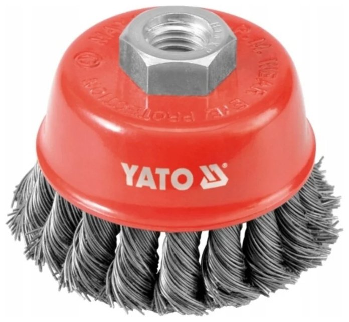YATO шлифовальная щетка YT-4767 60 мм, 1 шт купить,NaN