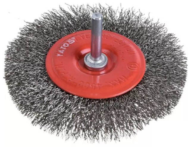 YATO шлифовальная щетка YT-4758 100 мм, 1 шт купить,NaN