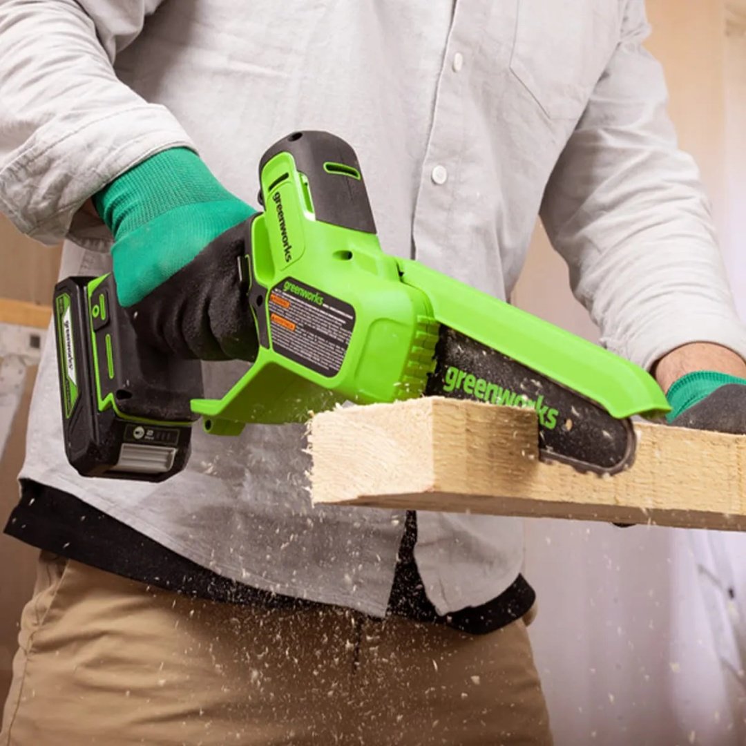 Аккумуляторная цепная пила Greenworks GD24CSMNX (2008707UA) купить,NaN
