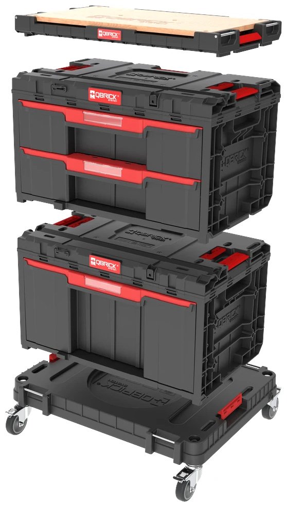 Patrol ящик-тележка QS ONE Workshop Drawers SET 6 (58х32.5х88 см) купить,NaN