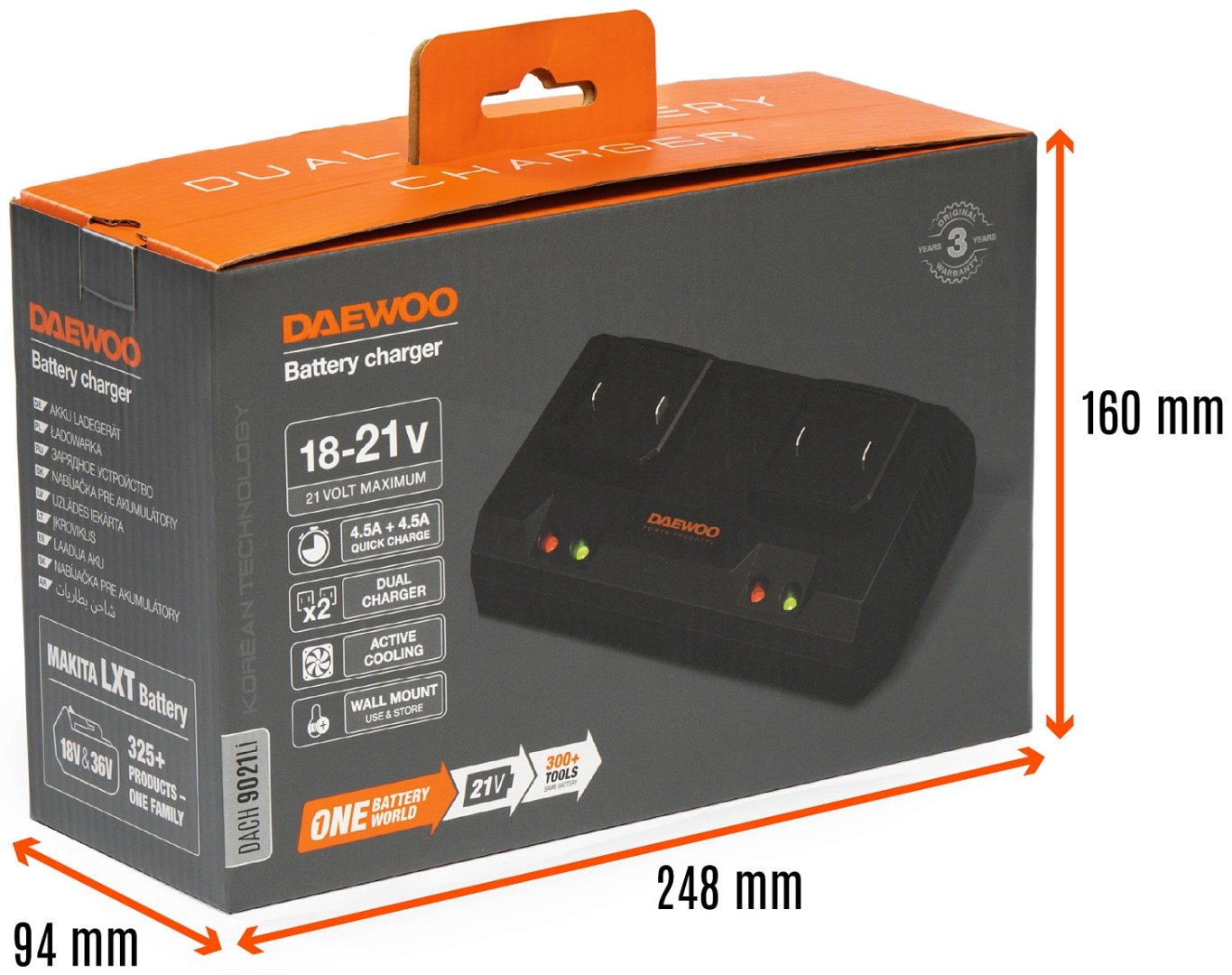 Зарядное устройство Daewoo DACH 9021Li 1 шт купить,NaN