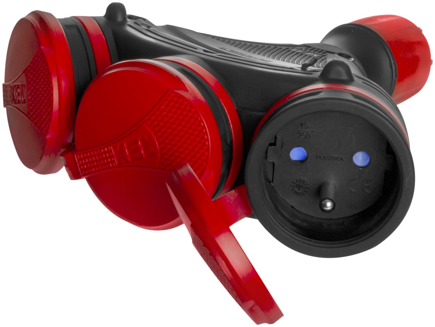 Розетка Kel W-01156, черный, красный купить,NaN