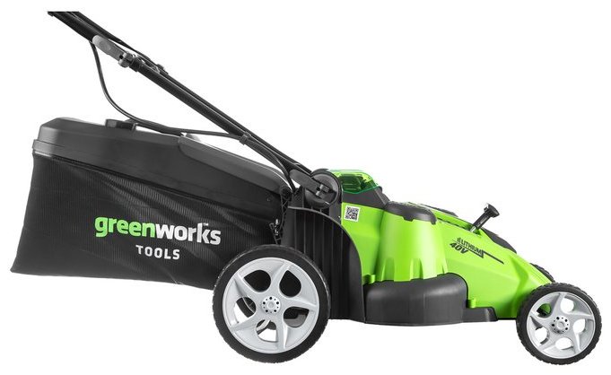 Газонокосилка колесная аккумуляторная Greenworks G40LM49DBK4 / 2500207VB купить,NaN