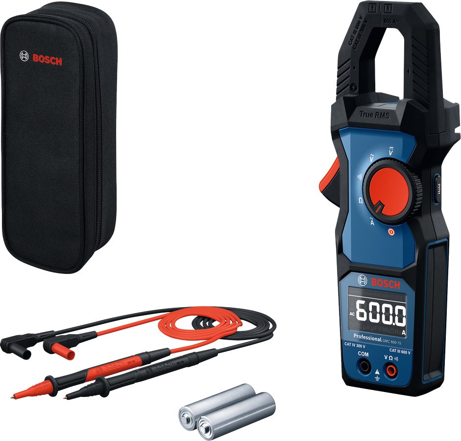 Токоизмерительные клещи Bosch Professional GMC 600-15, 0601077600 купить,NaN