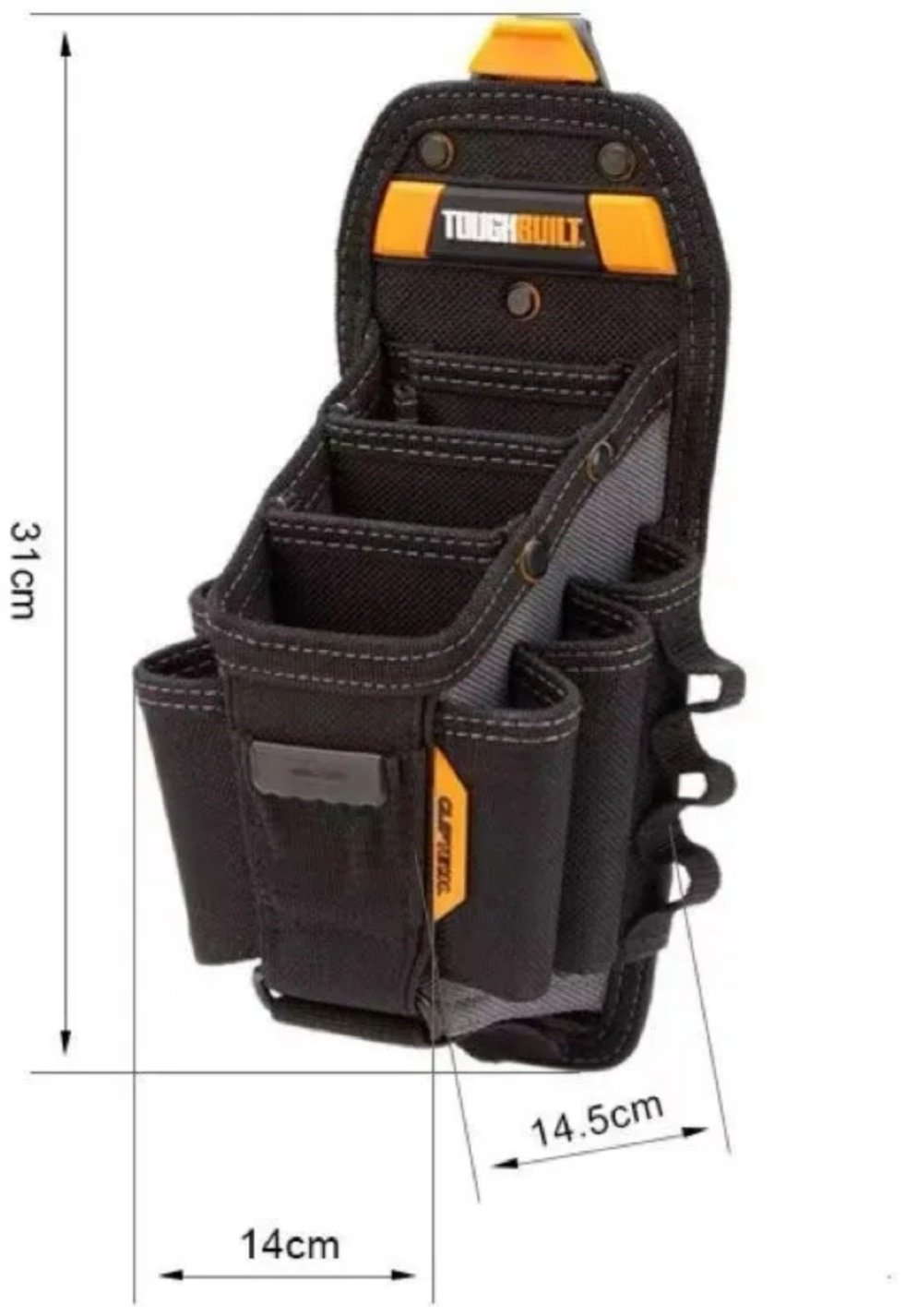 Toughbuilt поясная сумка Toughbild TB-CT-36-L10 черный купить,NaN