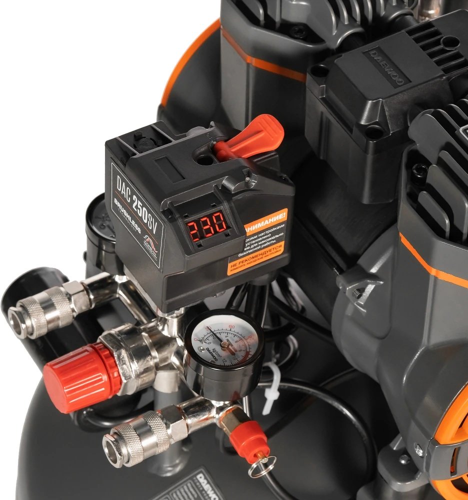 Автокомпрессор Daewoo поршневый, с ресивером DAC 250SV купить,NaN