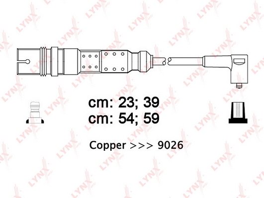 Свечные провода LYNXauto SPE8013 купить,NaN
