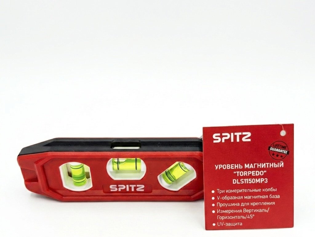 SPITZ уровень торпедо DLS1150MP3 15 см купить,NaN
