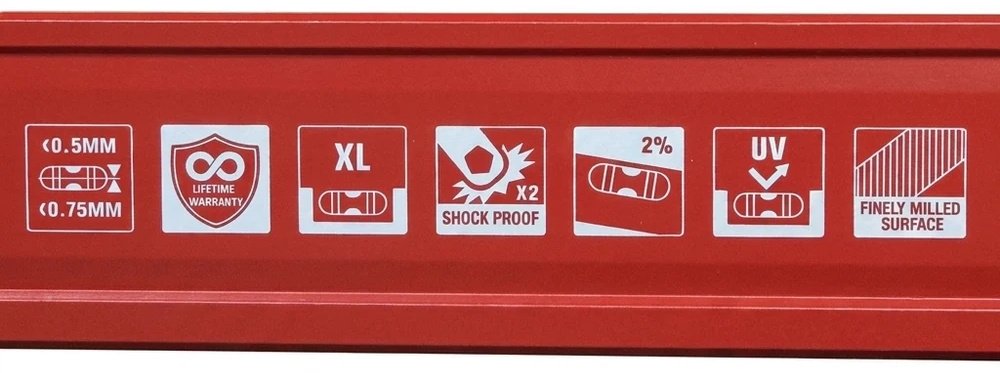 SPITZ уровень коробчатый DLS11000RR3 100 см купить,NaN
