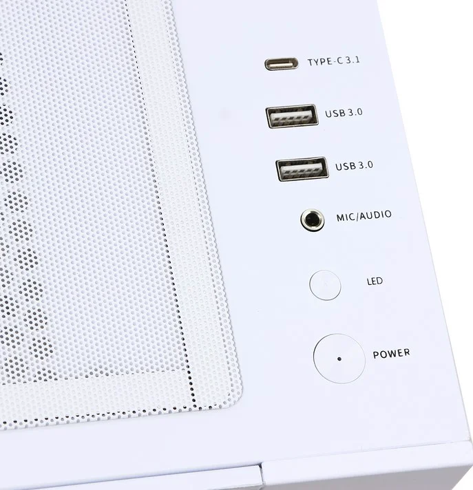Корпус PCCooler C3 T500 ARGB WH C3-T500WHD6-GL White