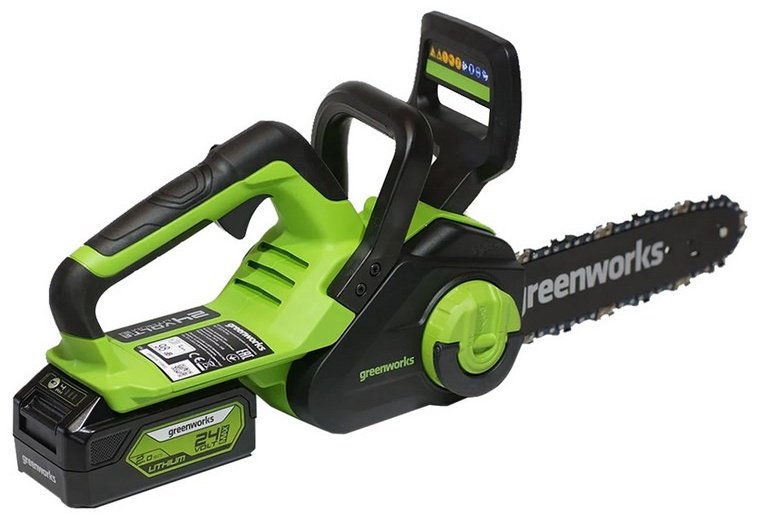 Аккумуляторная цепная пила Greenworks G24CS25K2 (2007707UA) купить,NaN