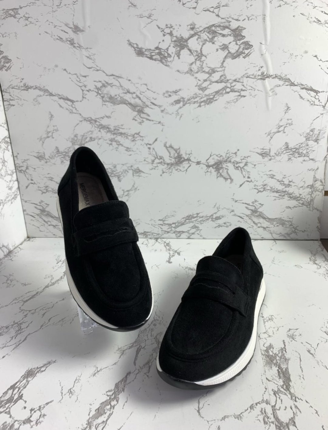 Лоферы FASHION белый, графит