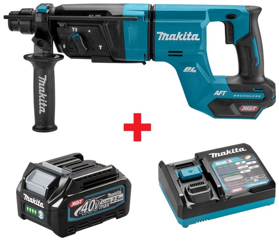 Перфоратор Makita HR007GZ+(191B36-3)+(191E10-9) 3 Дж, 40 В, SDS-Plus купить,NaN