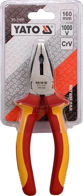 YATO пассатижи YT-21151 160 мм купить,NaN