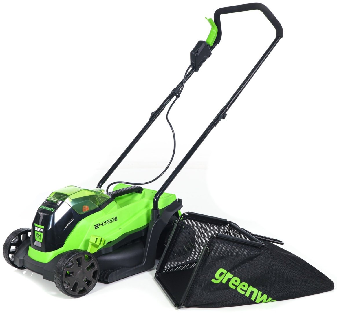 Газонокосилка колесная ручная Greenworks GD24LM33K4 / 2516107UB купить,NaN