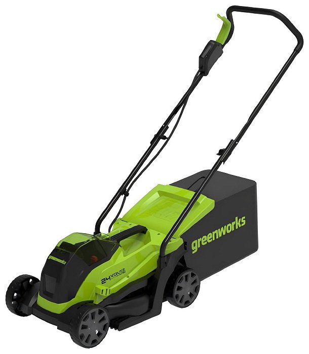 Газонокосилка колесная ручная Greenworks GD24LM33K4 / 2516107UB купить,NaN
