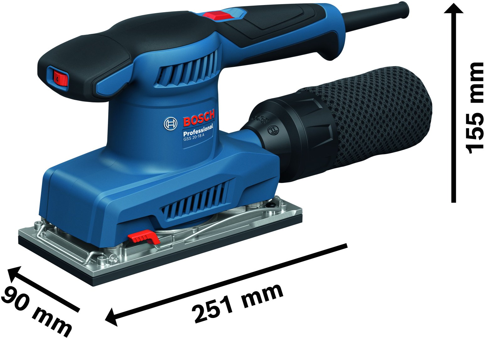 Виброшлифмашина Bosch PRO GSS 20-18A, 0601070101 купить,NaN