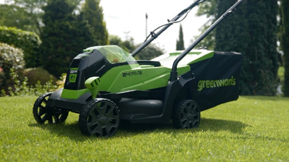 Газонокосилка колесная ручная Greenworks GD24LM33K4 / 2516107UB купить,NaN