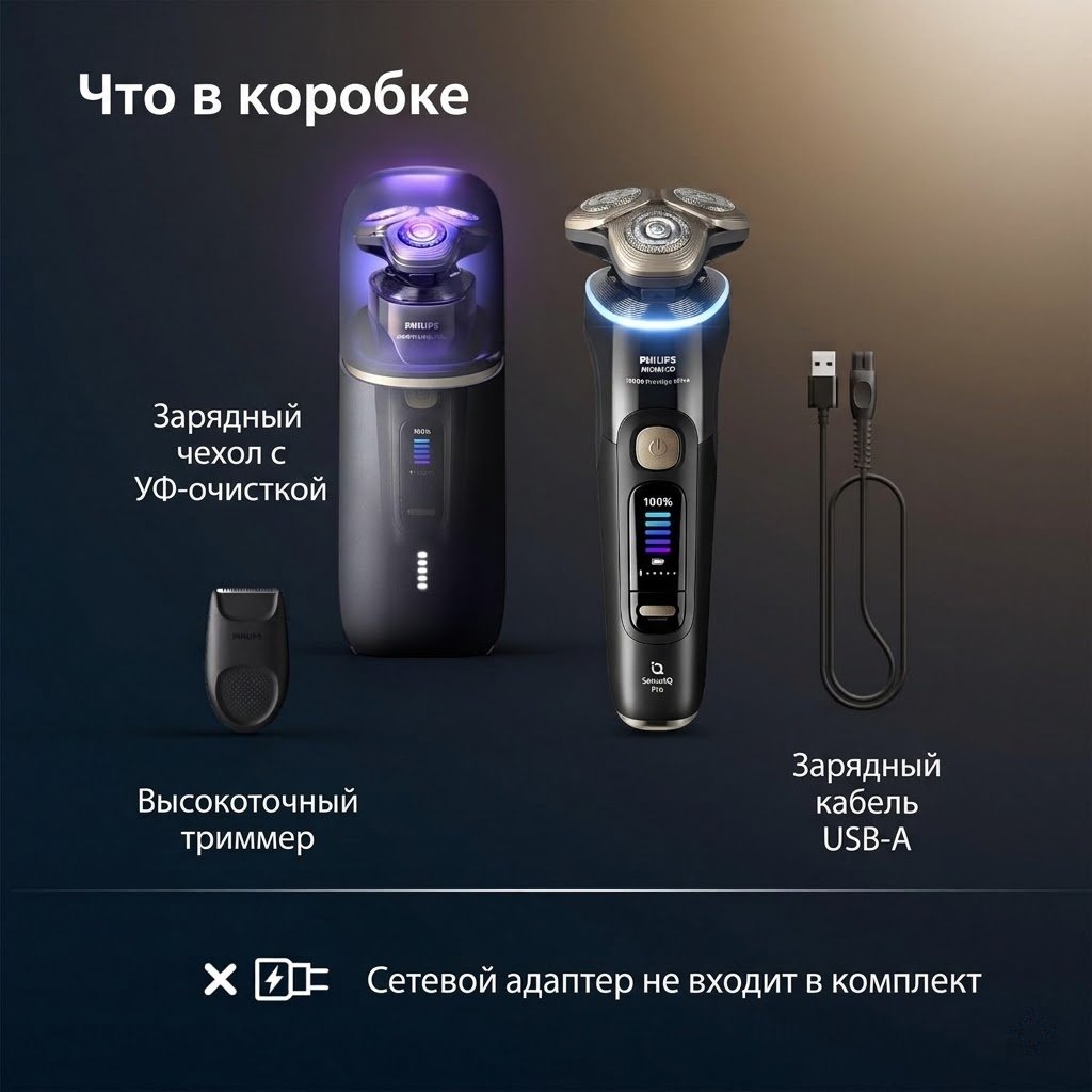 Электробритва Philips i9000 Prestige Ultra XP9400/89 роторная купить,NaN